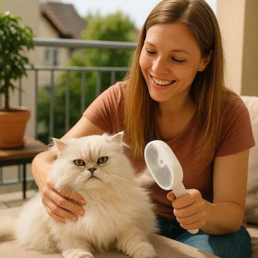 Kassidele mõeldud auruhari – õrn ja läikiv karvahooldus