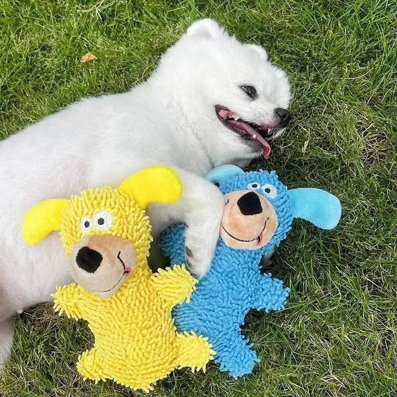 Naerutav hammaste puhastamise mänguasi koertele