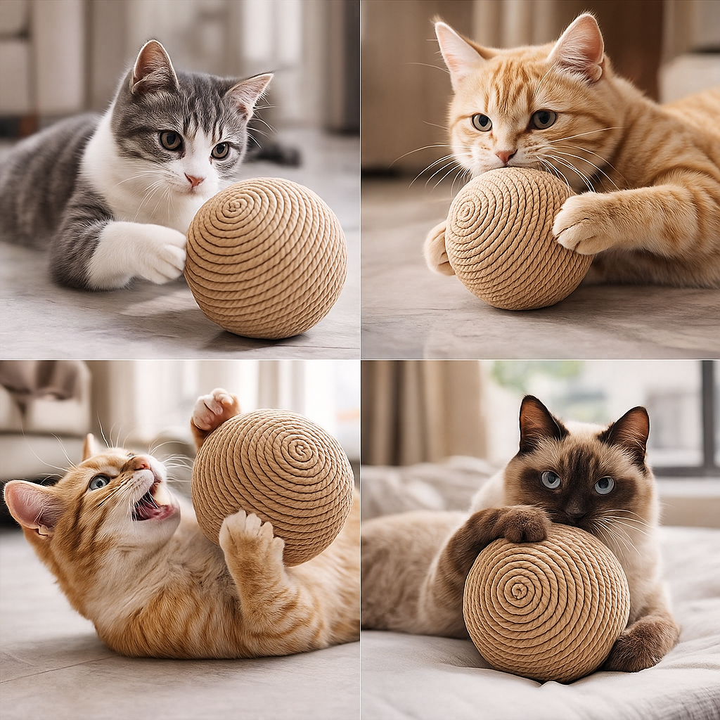 Tugev närimiskindel mängupall kassidele