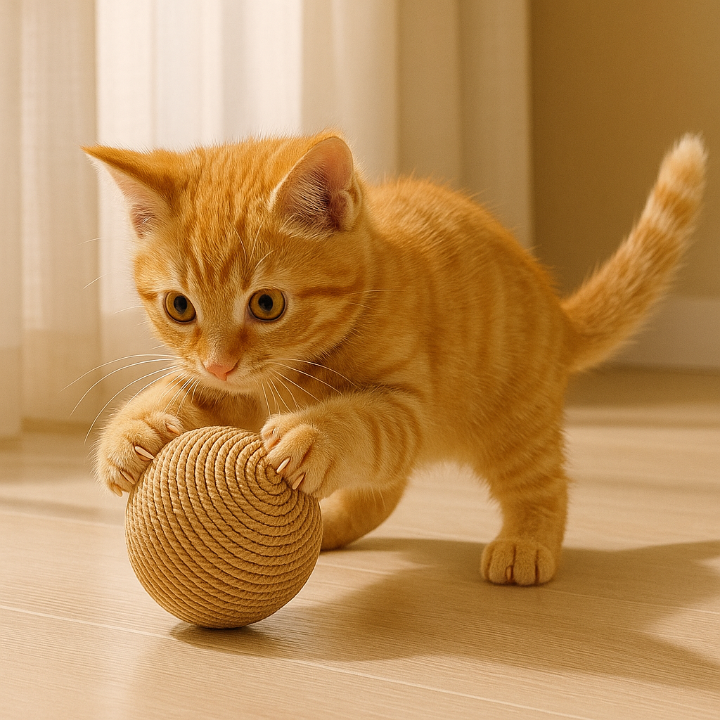 Tugev närimiskindel mängupall kassidele