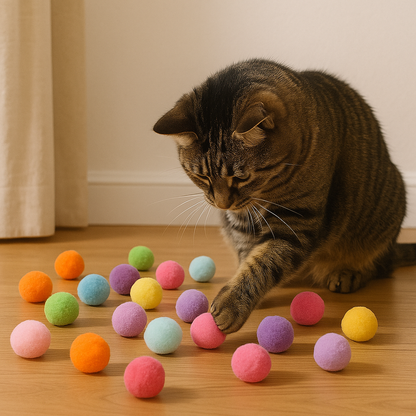 Interaktiivsed plüüsist mängukamud kassidele